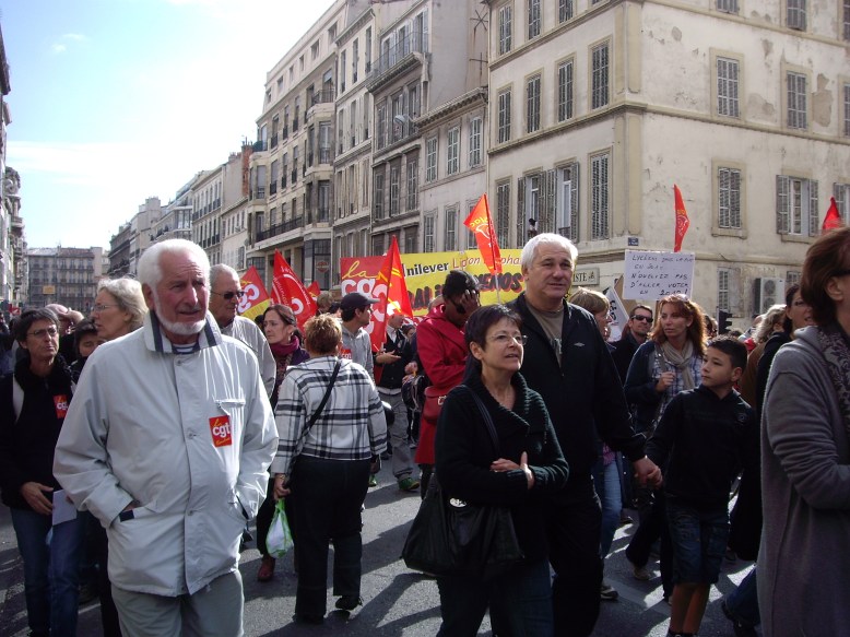 Manifestation à Marseille